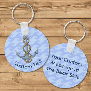 Âncora com Chaveiro de Corda