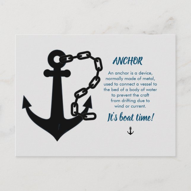 Âncora de Cartão Postal (Frente)