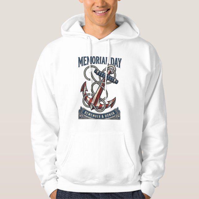 Âncora do Dia da Memória Lembrar Honra Camisa Vint (Frente)