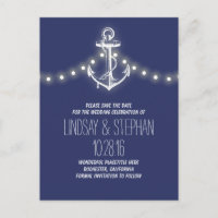 âncora do marinho náutico salvar os cartões postai