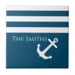 Âncora e faixas mínimas náuticas<br><div class="desc">Listras minimalistas e Design de Âncora Personalize seu nome (ou exclua todo o texto!) e cor de fundo (mostrada como azul),  adicione suas próprias imagens,  etc... depende de você,  é um modelo! :) Verifique se há itens correspondentes no compro.</div>