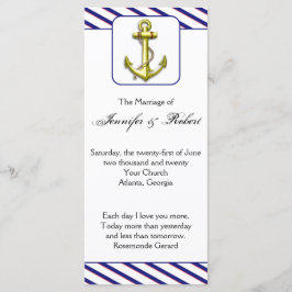 Âncora Náutica no Programa de Casamento de Stripe 