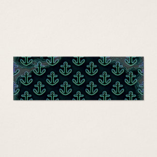 Âncoras de Neon Azul Escuro