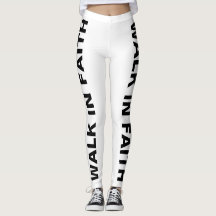 "ANDA NA FÉ" Leggings femininas