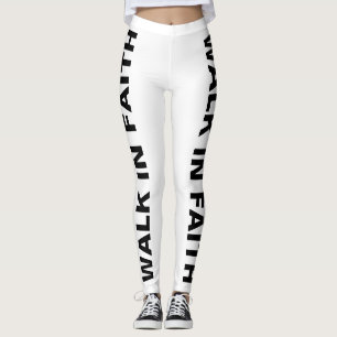"ANDA NA FÉ" Leggings femininas