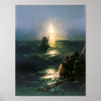 Andando Na Água, Ivan Aivazovsky Impressão