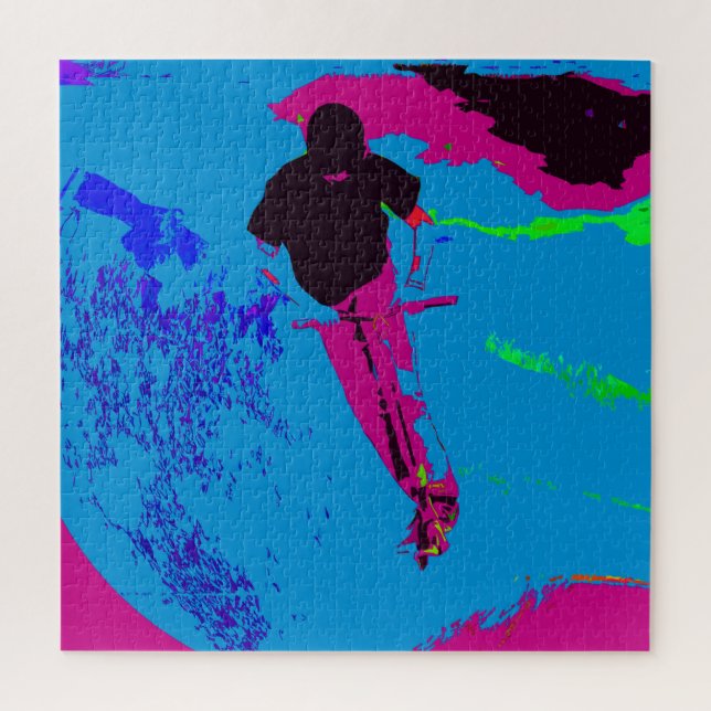 Andando na Galáxia - Quebra-cabeça do Patinete Rid (Vertical)