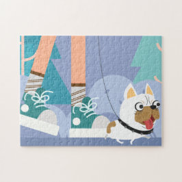 Andando na Quebra-cabeça do Cachorro