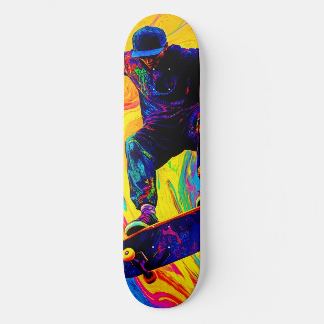 Andar de Skate Através das Cores (Frente)