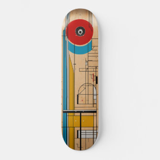 Andar de skate com uma ilustração inspirada por