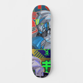 Andar de skate de anime robô de suíte móvel