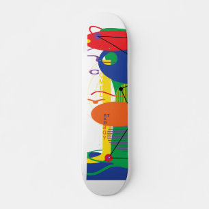 andar de skate na abstrato