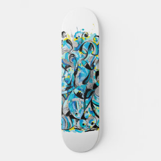 Andar moderno de skate Aqua