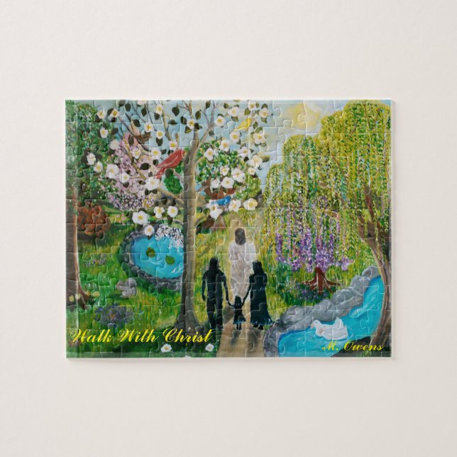 Ande com o Quebra-cabeça Cristo (Horizontal)