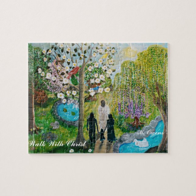 Ande com o Quebra-cabeça Cristo (Horizontal)