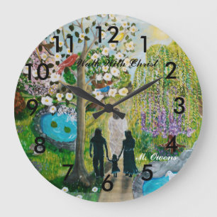 Ande Com O Relógio Do Cristo Com Números