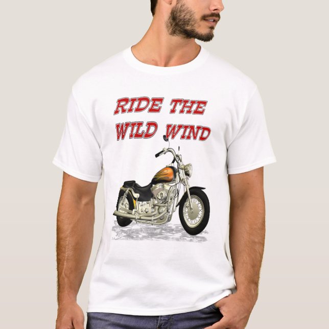 Ande pelo vento selvagem, camiseta (Frente)