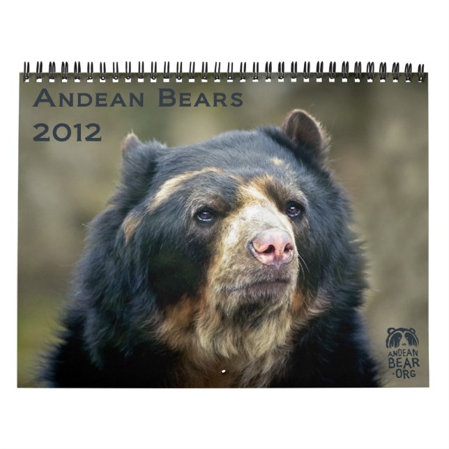 Andean Bears 2012 - 15 meses calendário (Capa)