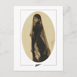Anders Zorn #344 - Cartão Postal de Arte Fina