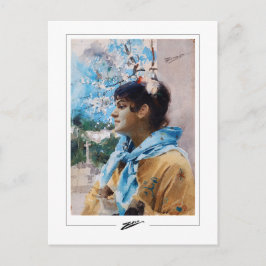 Anders Zorn #353 - Cartão Postal de Arte Refinada