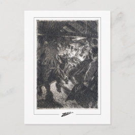 Anders Zorn #371 - Cartão Postal de Arte Fina