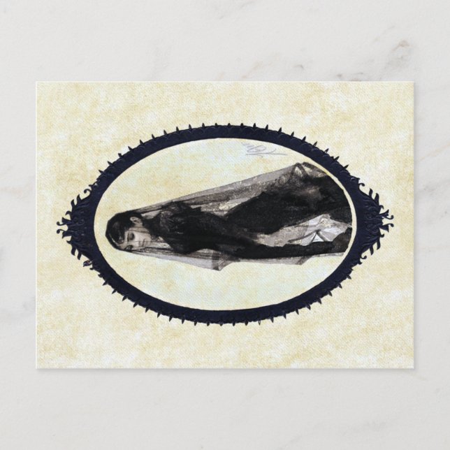 Anders Zorn, O Cartão Postal Da Viúva (Frente)