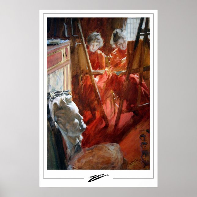 Anders Zorn Zedign Art Poster #366 (Frente)