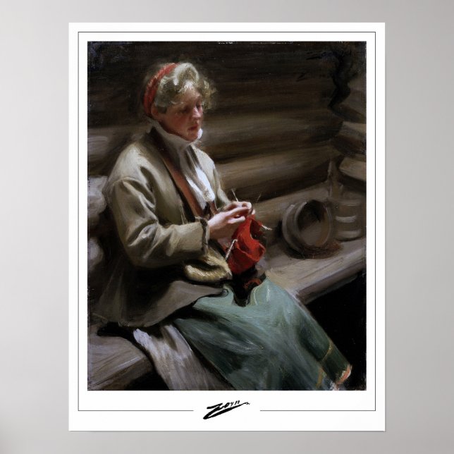 Anders Zorn Zedign Art Poster nº 211 (Frente)