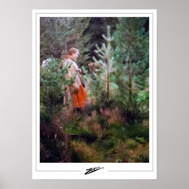 Anders Zorn Zedign Art Poster nº 7 (Frente)