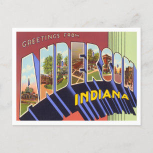 Anderson, Indiana Vintage — Cartão Postal