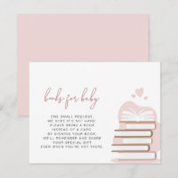 ANDI Dusty Rosa Blush Livros Rosa para Cartão Bebê