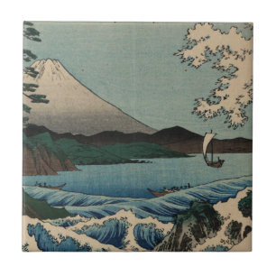 Ando Hiroshige - Mar Em Satta, Província De Surug