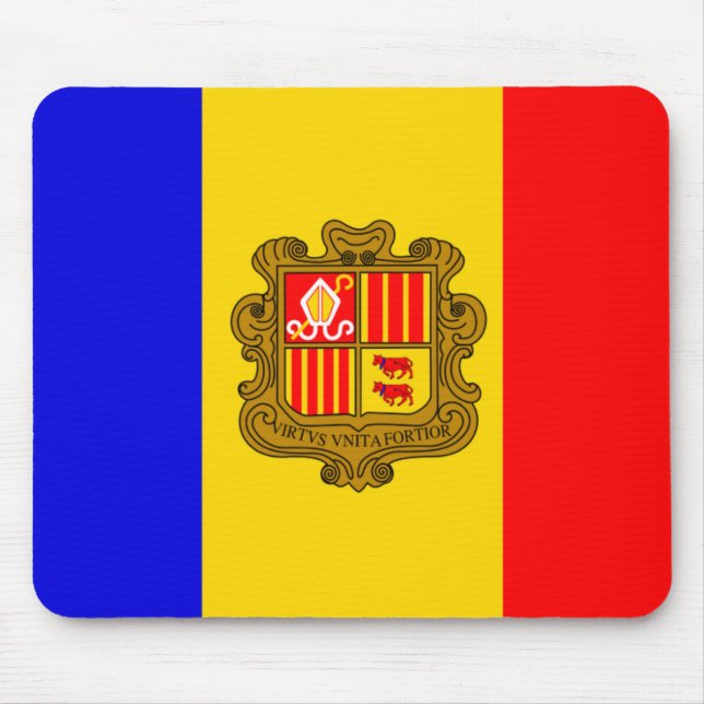 andorra flag mousepad (Frente)