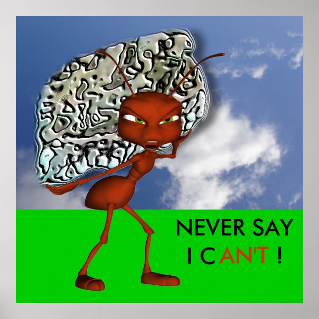 Andre The Ant Will Power Poster (Frente)