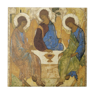 Andrei Rublev Iconic Trinity Angels Abraham Bíbli