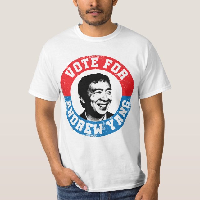 Andrew Yang Para A Camiseta Do Presidente 2020 (Frente)