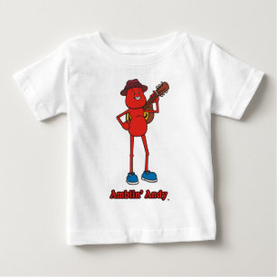 Andy Toddler - Camiseta de Leve Longa