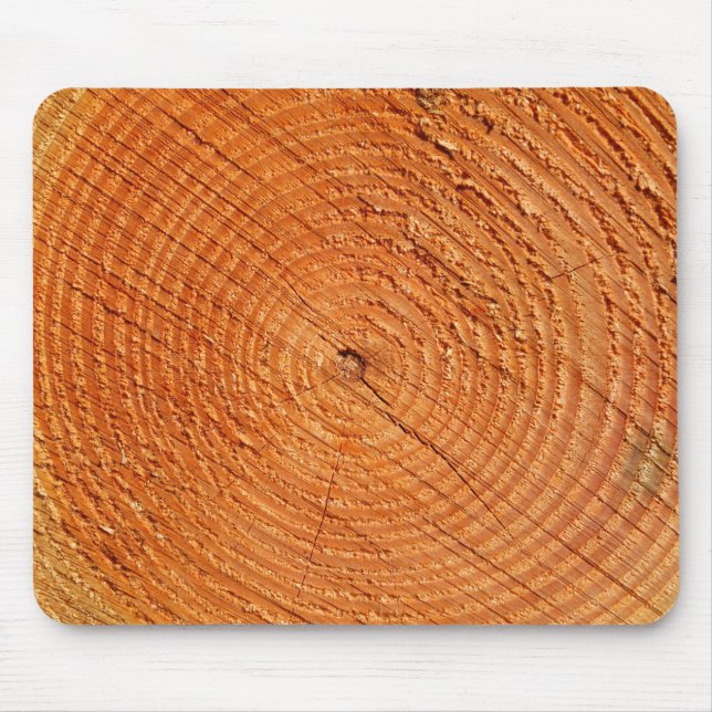 Anéis anuais de árvore fecham o mouse pad (Frente)
