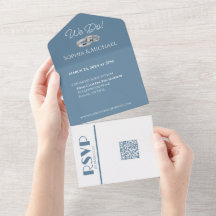 Anéis de Casamento Azul Verde e Branco-
