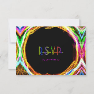 Anéis de cores de neon da RSVP PixDezines