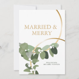 Anéis Dourados casados e Felizes no Natal