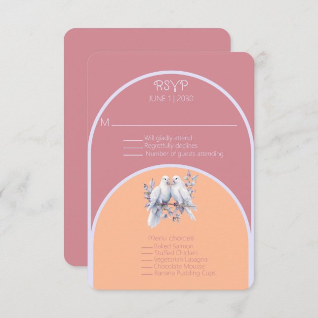 Anéis Pêssegos Enchidos Pêssego Lavanda Cor-de-ros (Frente/Verso)