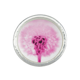 Anel Dandelion Rosa