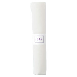 Anel De Guardanapo Casamento Chic Purple Deco