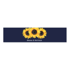 Anel De Guardanapo Girassóis Napkin Chá Casamento Banda País Azul