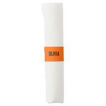 Sunset Orange Modern Name | Tendência minimalista