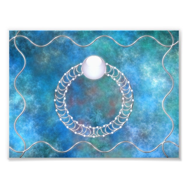 Anel de Impressão de Foto de Água (Frente)