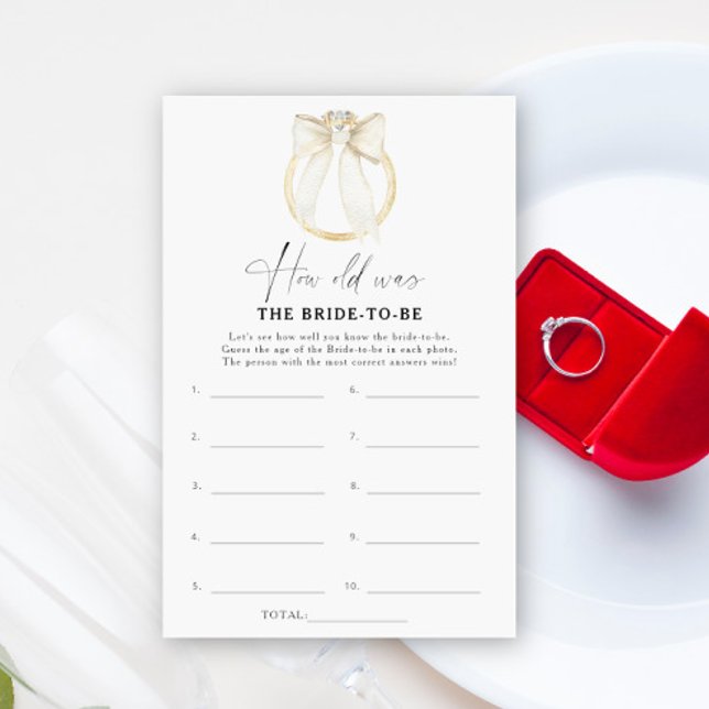 Anel e Arco Quantos anos tinha a noiva para ser o  (Criador carregado)