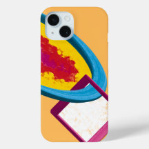 Anel & Quadrado de Cosmos de Abstrato vibrante - M