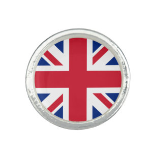 Anel Union Jack National Flag of United Kingdom England